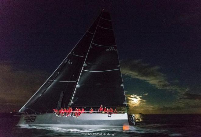 George David's Rambler 88 secured Monohull Line Honours in the 2017 Rolex Fastnet Race ©  Rolex / Carlo Borlenghi http://www.carloborlenghi.net